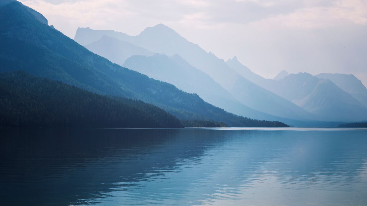 Calm Lake & Mountain View